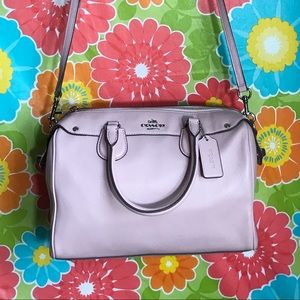 Coach Petal 36672 Bennett Pebble Lthr Satchel NWT